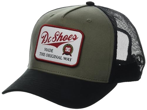 DC Herren Cheers Snapback Trucker Hat Hut, Covert Green, Einheitsgröße von DC Shoes