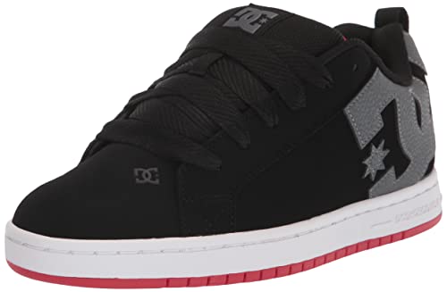 DC Shoes Herren Court Graffik Skate-Schuh, Schwarz/Grau/Rot, 39.5 EU von DC Shoes