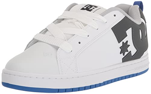 DC Herren Court Graffik Casual Skate-Schuh, Weiß/Grau/Blau, 41 EU von DC