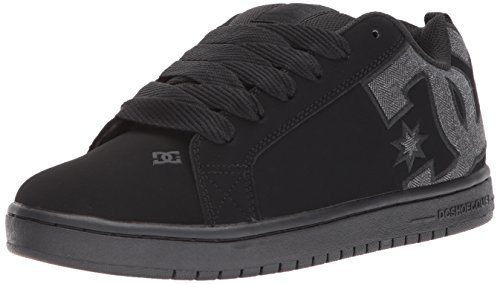 DC Herren Court Graffik Se Skate Schuh, Schwarz Heather Grey, 43 EU von DC