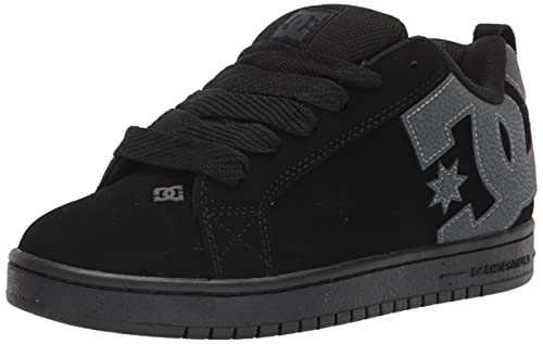 DC Herren Court Graffik Skate-Schuh, Schwarz, Grau, Schwarz, 53 EU von DC