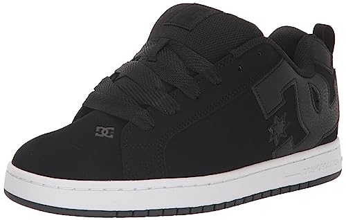 DC Herren Court Graffik Skate-Schuh, Schwarz/Schwarz/Weiß, 44 EU von DC