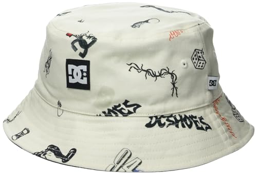 DC Herren Deep End Bucket Sonnenhut Hut, Birke Scribble-Print, Large von DC