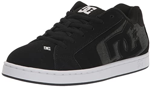 DC Herren Net Freizeitschuh Skate-Schuh, Schwarz/Armor/Schwarz, 48 EU von DC