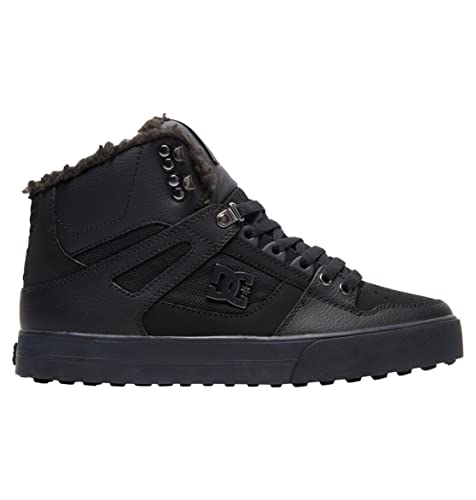 DC Herren Pure High-Top WC Wnt Skate-Schuh, Schwarz/Schwarz/Schwarz, 49 EU von DC