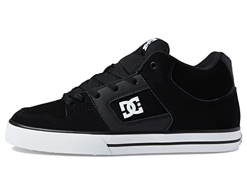 DC Herren Pure Mid Casual Skateschuh Skate-Schuh, schwarz/weiß, 44 EU von DC