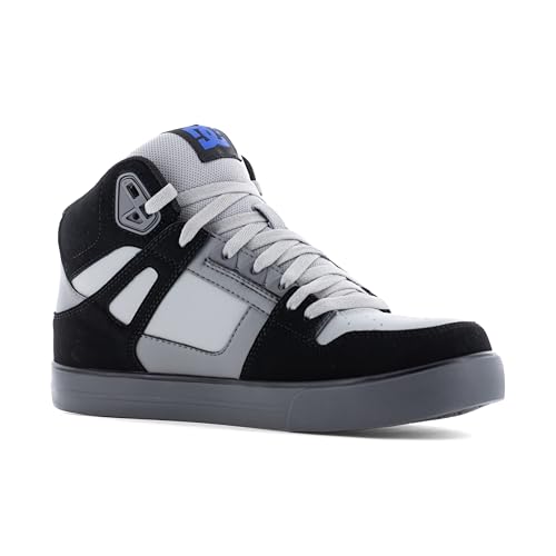 DC Herren Pure Work Black, Gray and Blue Composite Toe Boots BAU-Schuhe, grau, 42.5 EU Weit von DC