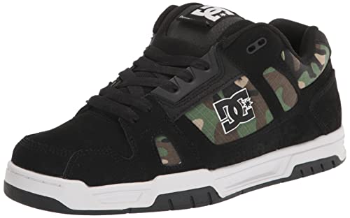 DC Herren Stag Skate-Schuh, Schwarz/Camoufalge, 39 EU von DC