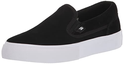 DC Manueller Slip-on Sd Halbschuh für Jungen, Schwarz/Weiß, 1.5 Big Kid von DC