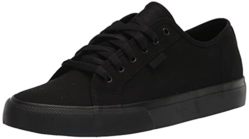 DC Men's Manual Low Top Vegan Friendly Casual Skate Shoe, Black, 8.5 UK von DC