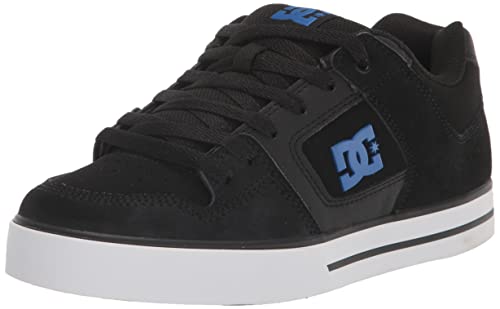 DC Pure Casual Herren Skate-Schuh, Schwarz/Blau, 44.5 EU von DC