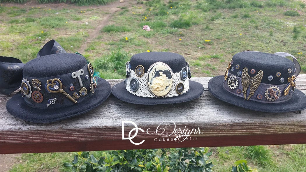 Benutzerdefinierte Bestellung Steampunk Mini-Hüte von DCDesignsCC