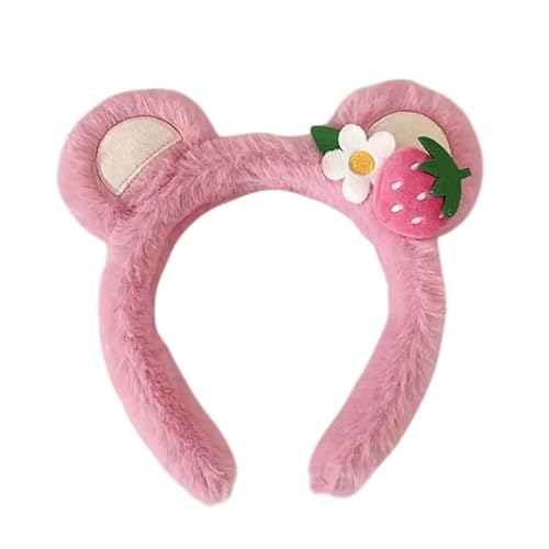 DCELLA Party & Prop Special Cute Design Flauschiges Kunstpelz Haarschmuck Stirnband Haarband, 1 Stück (1 Stück), Fell von DCELLA