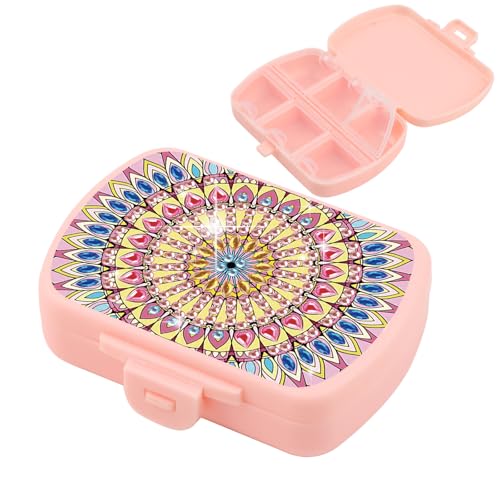 DCIDBEI Malen nach Zahlen Pillendose 6 Fächer Medizin Pillendose Tragbare Pillendose für Tasche oder Geldbörse Pillendose Dekorative Metall Medizin Vitamin Organizer Einzigartiges Geschenk Mandala DCIDBEI Malen nach Zahlen Pillendose 6 Fächer Medizin Pillendose Tragbare Pillendose für Tasche oder Geldbörse Pillendose Dekorative Metall Medizin Vitamin Organizer Einzigartiges Geschenk Mandala von DCIDBEI