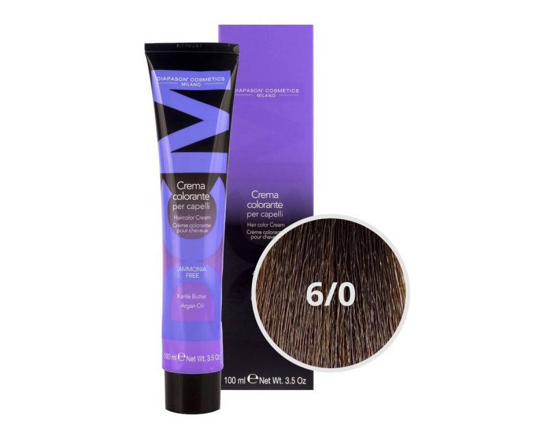 DCM Haarfarbe DCM Hair Color Cream Ammonia Free 6/0 Natural 100ml von DCM
