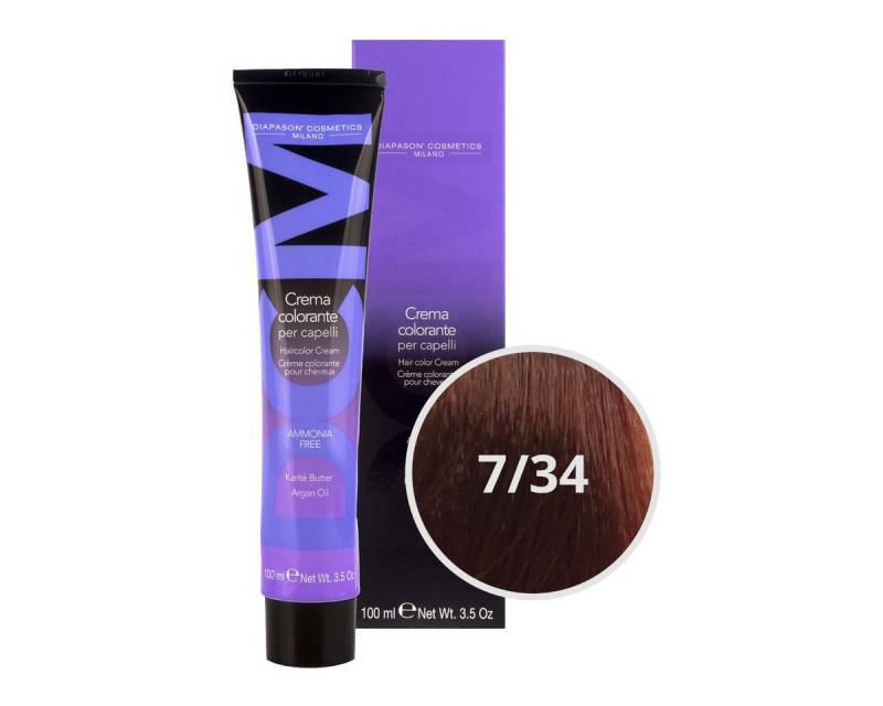 DCM Haarfarbe DCM Hair Color Cream Ammonia Free 7/34 Gold 100ml DCM Haarfarbe DCM Hair Color Cream Ammonia Free 7/34 Gold 100ml von DCM