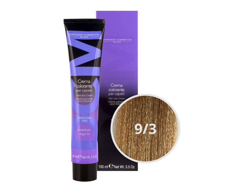 DCM Haarfarbe DCM Hair Color Cream Ammonia Free 9/3 Gold 100ml von DCM