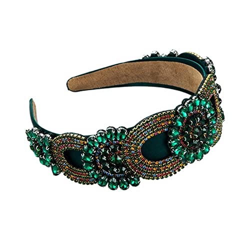 TRUSTTWO Neue Art und Weise barocke mehrfarbige Strass-herrliche Temperament Strass-Stirnband-Abschlussball-Spielraum-Geschenk-Haar-Accessoires501 The New(2) von DCOJUZBO