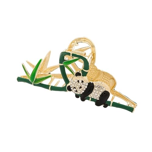 Haarklammern für Damen Panda Shark Clip Haarschmuck for Frauen Haarklammer Clip Haarsteine ​​für Frauen Dekorative Krallenklammern Metall Haarspangen for Frauen Klammern von DCRYRPQES