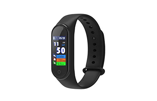 DCU TECNOLOGIC | Aktivitätsarmband | Smart Band | Smartwatch | Touchscreen | IP68 | Kompatibel mit iOS und Android | Schwarz von DCU TECNOLOGIC