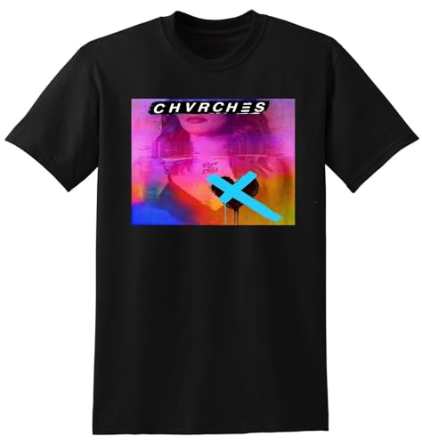 Chvrches T Shirt Love is Dead Vinyl cd Cover Black L Chvrches T Shirt Love is Dead Vinyl cd Cover Black L von DCVGsdxza
