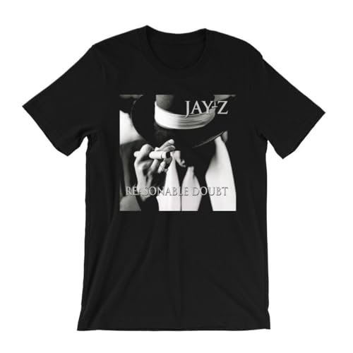 Jay-Z T-Shirt - Reasonable Doubt Album Art - Jay Z - ROC A Fella Records Black M von DCVGsdxza