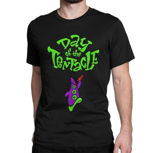Men's Maniac Mansion Day of The Tentacle T Shirt Adventure Computer Game Cotton Clothes Cool Arrival T-Shirt Black L Men's Maniac Mansion Day of The Tentacle T Shirt Adventure Computer Game Cotton Clothes Cool Arrival T-Shirt Black L von DCVGsdxza