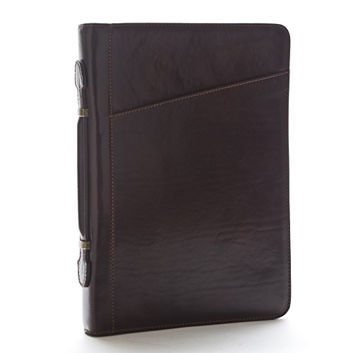 D&D Milano Dokumentenhalter, dunkelbraun, Larghezza: 27cm | Altezza: 36cm | Profondità: 4cm von DD Firenze