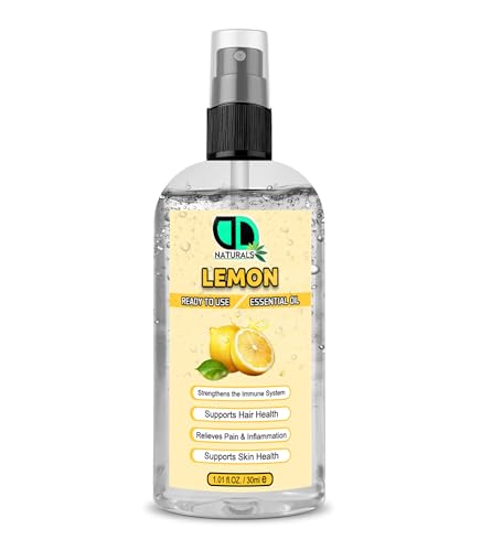 Ätherisches Zitronenöl – gebrauchsfertig | Immununterstützung, Gesundheit von Haar und Haut, natürliche Schmerz- und Entzündungslinderung | erhebendes Aromatherapieöl für Wellness & Detox (30 ml Spray Ätherisches Zitronenöl – gebrauchsfertig | Immununterstützung, Gesundheit von Haar und Haut, natürliche Schmerz- und Entzündungslinderung | erhebendes Aromatherapieöl für Wellness & Detox (30 ml Spray von DD teck