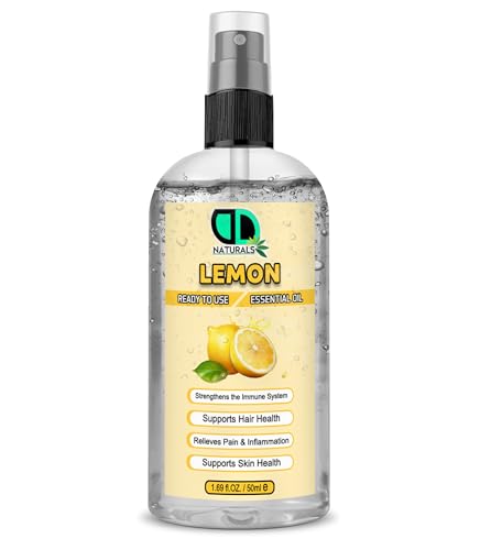 Ätherisches Zitronenöl – gebrauchsfertig | Immununterstützung, Gesundheit von Haar und Haut, natürliche Schmerz- und Entzündungslinderung | erhebendes Aromatherapieöl für Wellness & Detox (50 ml Spray Ätherisches Zitronenöl – gebrauchsfertig | Immununterstützung, Gesundheit von Haar und Haut, natürliche Schmerz- und Entzündungslinderung | erhebendes Aromatherapieöl für Wellness & Detox (50 ml Spray von DD teck