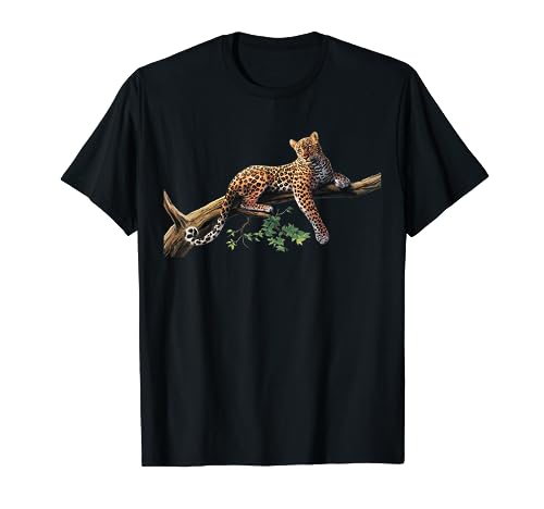 Jaguar T-Shirt für Herren Damen Jungen Mädchen Kinder T-Shirt von DDD Animals