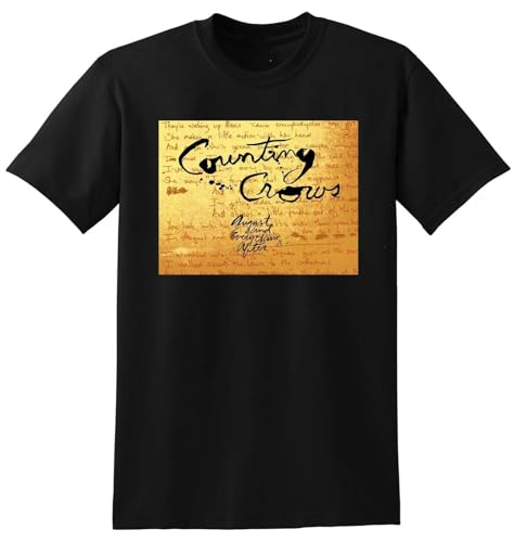 Counting Crows T Shirt August and Everything After Vinyl Cover Black XXL von DDDREDFGU