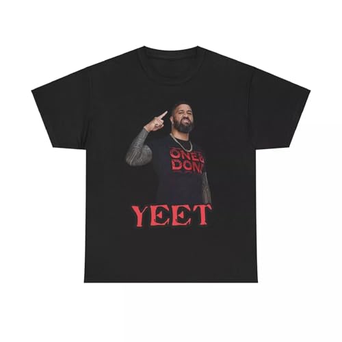 Jey USO The Usos Yeet Bloodline Pro Wrestling T Shirt Black XXL von DDDREDFGU