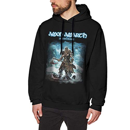 DDECD Herren Hoodie Kapuzenpullover Amon Amarth Man's Hoodie Sweater Fashion Classic Long Sleeve Top Hoodies Hooded Sweatshirt von DDECD