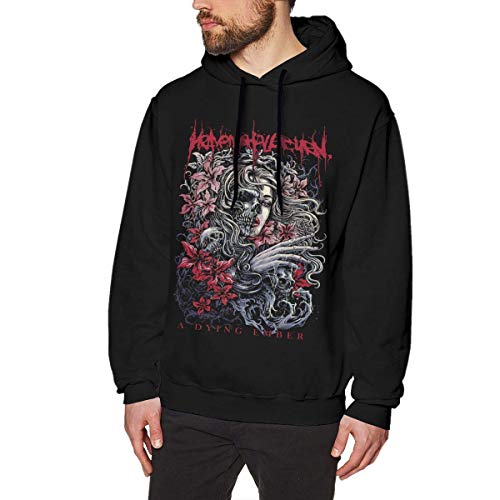 DDECD Herren Hoodie Kapuzenpullover Heaven Shall Burn Men's Hoodie Sweatshirt Casual Long Sleeve Tshirt von DDECD