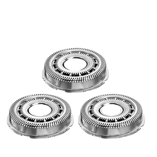 3 Stück SH70/52 Ersatzscherköpfe, kompatibel mit Philips,7000 Series S7310 RQ1250 S9000 S7370 S7371 Rotationsschneidkopfklingen 3 Stück SH70/52 Ersatzscherköpfe, kompatibel mit Philips,7000 Series S7310 RQ1250 S9000 S7370 S7371 Rotationsschneidkopfklingen von DDLSKZXI