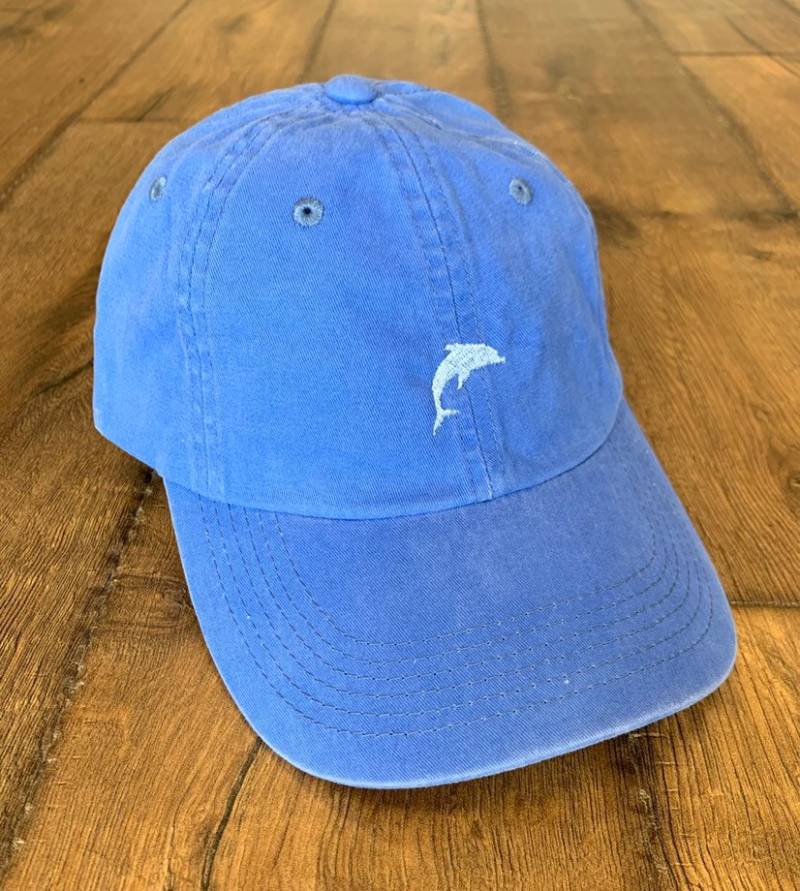 Delfin Gestickte Baseballkappe Anpassbare Weiche Baumwollmütze von DDLogowear