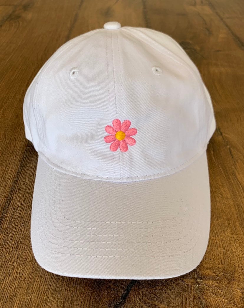 Daisy Bestickte Baumwoll-Baseballmütze Personalisierter Bachelorette-Hut Daisy Bestickte Baumwoll-Baseballmütze Personalisierter Bachelorette-Hut von DDLogowear