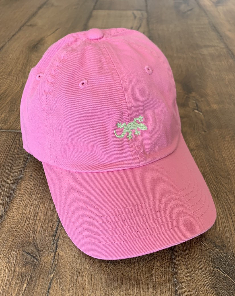 Gecko Bestickte Baumwoll Baseballkappe Anpassbare Echsenmütze von DDLogowear