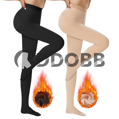 DDOBB 2er Pack Thermo Strumpfhose Damen Winter Gefütterte Thermostrumpfhose Fleece Warme Dicke Gefälschte Durchscheinend Pantyhose Thermoleggings DDOBB 2er Pack Thermo Strumpfhose Damen Winter Gefütterte Thermostrumpfhose Fleece Warme Dicke Gefälschte Durchscheinend Pantyhose Thermoleggings von DDOBB
