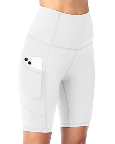 DDOBB Damen Radlerhose mit Taschen High Waist Sport Shorts Damen Sommer Kurze Sporthose Blickdicht Yoga Shorts Leggings Hose Gym Fitness Outdoor von DDOBB