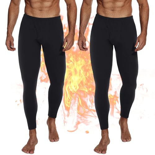 DDOBB Thermo Lang Unterhosen Herren 2er Pack Thermohose Männer Sportkleidung Skiunterwäsche Winter Funktionsunterwäsche Unterwäsche Hose DDOBB Thermo Lang Unterhosen Herren 2er Pack Thermohose Männer Sportkleidung Skiunterwäsche Winter Funktionsunterwäsche Unterwäsche Hose von DDOBB