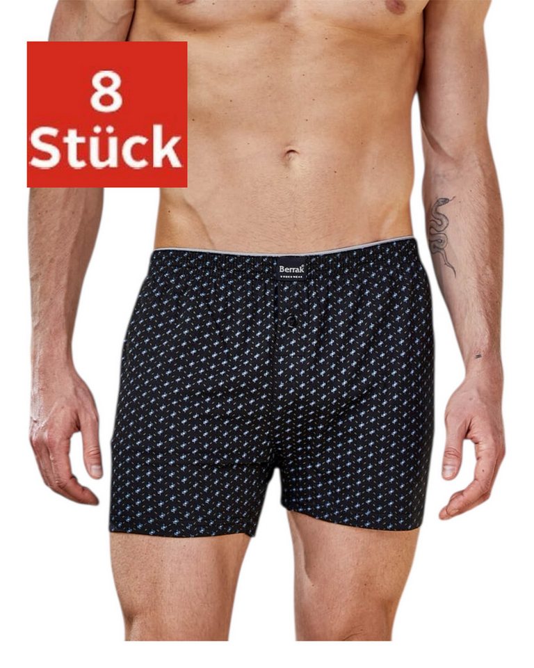 DDOnlineShop Boxershorts Herren Unterhosen-Lang 8er Pack – Baumwolle Maximaler Komfort (Spar-Set, 8-St., 8er-Pack) Premium Qualität 1054 von DDOnlineShop