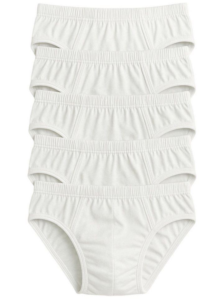 DDOnlineShop Slip Herren Slips Unterhosen Weiß (Spar-Set, 6-St., 6er-Pack) Premium Qualität- B1050 von DDOnlineShop