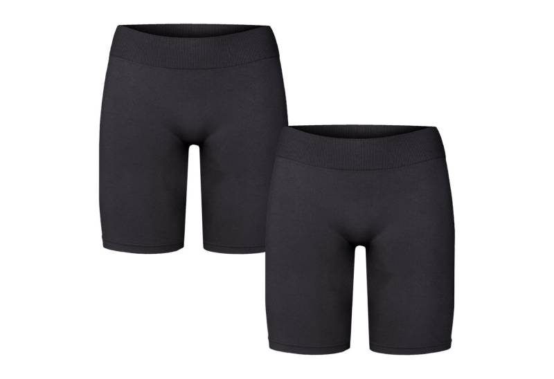 DDOnlineShop Sporthose Radlerhose Damen (GBTW-3002) (Spar-Set, 2er-Pack) Unifarbe,mit elastischem Bund von DDOnlineShop