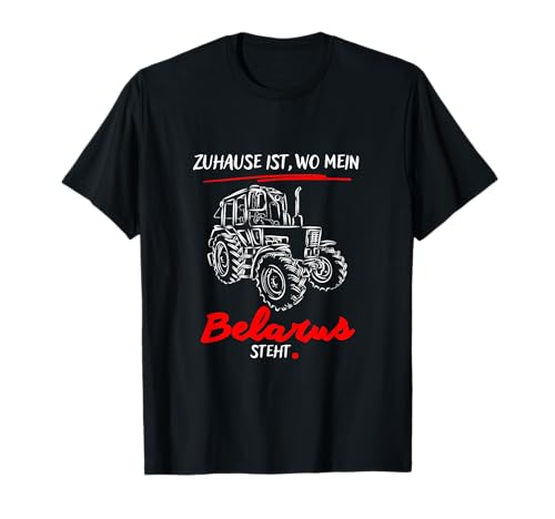 DDR Landmaschine Landwirtschaft Traktoren-MTS Fans Belarus, Landwirt, Landmaschinen Motiv T-Shirt Schwarz Damen Klein EU S von DDR Landmaschine Landwirtschaft Traktoren-MTS Fans
