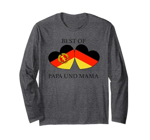 Best of DDR und Deutschland, best of Mama und Papa Langarmshirt Best of DDR und Deutschland, best of Mama und Papa Langarmshirt von DDR und Deutschland Designs by emlepaka