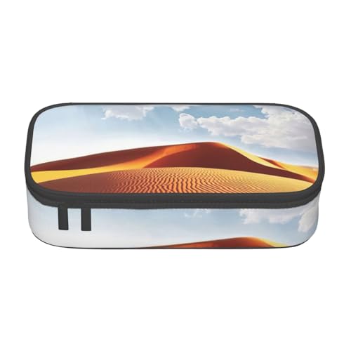 DDSFvbv Desert Federmäppchen – Studenten- und Bürobedarf – Aufbewahrungstasche für Gegenstände – Make-up-Tasche – große Schreibwarentasche, Schwarz , Einheitsgröße, Taschen-Organizer von DDSFvbv