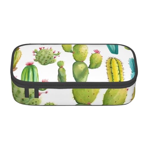 DDSFvbv Kaktus-Federmäppchen – Studenten- und Bürobedarf – Aufbewahrungstasche für Gegenstände – Make-up-Tasche – große Schreibwarentasche, Schwarz , Einheitsgröße, Taschen-Organizer von DDSFvbv