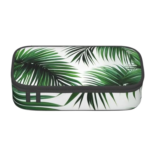 DDSFvbv Palme Federmäppchen, Studenten- und Bürobedarf, Aufbewahrungstasche für Gegenstände, Make-up-Tasche, große Schreibwarentasche, Schwarz , Einheitsgröße, Taschen-Organizer von DDSFvbv